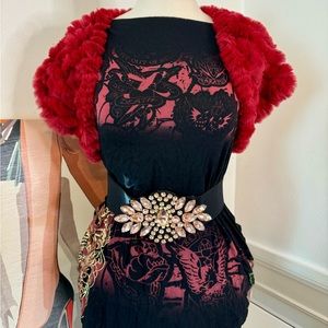 BCBG fur vest perfect for winter!